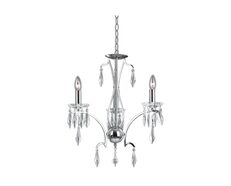 Clarion 3 Light Crystal Chandelier Chrome - CLARION PE-CH