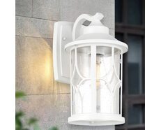 Lenore 215 Outdoor Wall Light White - LENORE EX215-WH