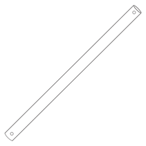 Cruze Ceiling Fan Extension Rod 900mm With Easy Connect Loom Matt White - 20252/05